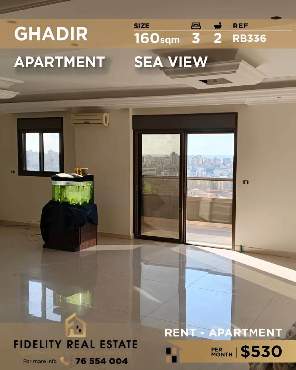 Apartment for rent in Ghadir, Lebanon