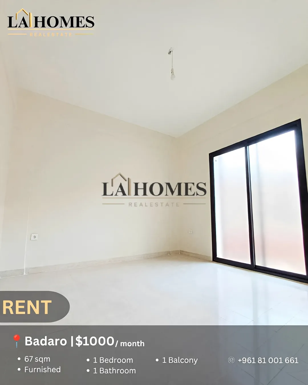 Apartment for rent in Badaro