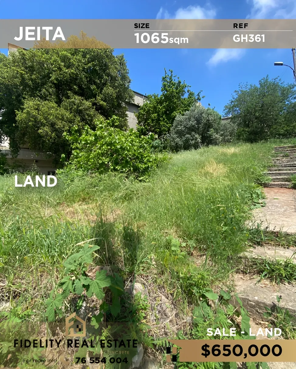 Residential Land for sale in Jeita, Lebanon