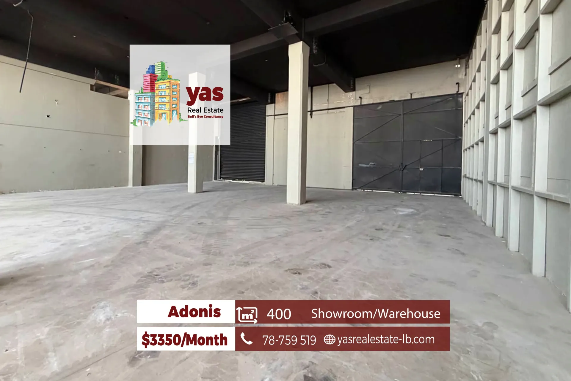 Showroom for Rent in Adonis