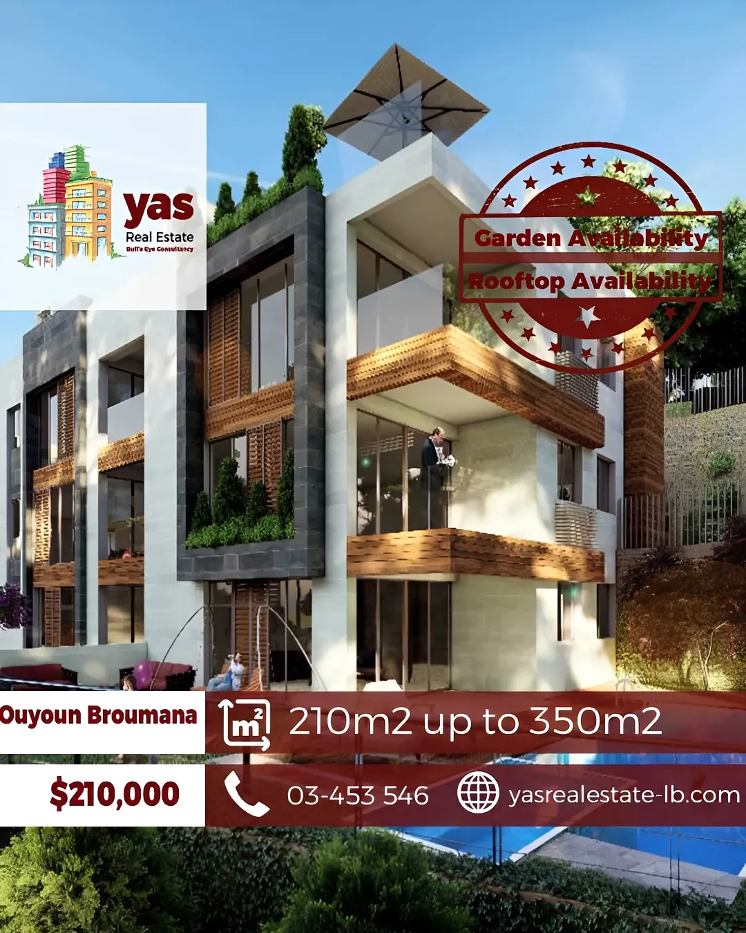 Apartment for Sale in Broummana