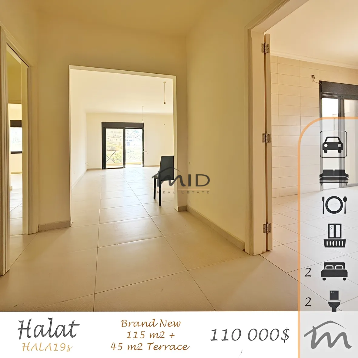 Apartment for sale in Halat, lebanon - 2 bed, 2.0 bath