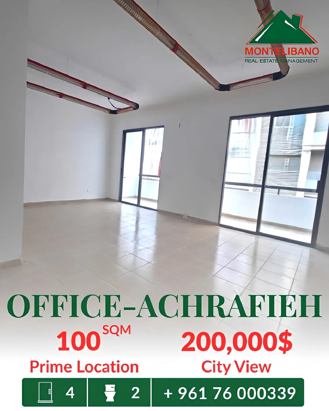 Office for sale in Achrafieh, Beirut, Lebanon