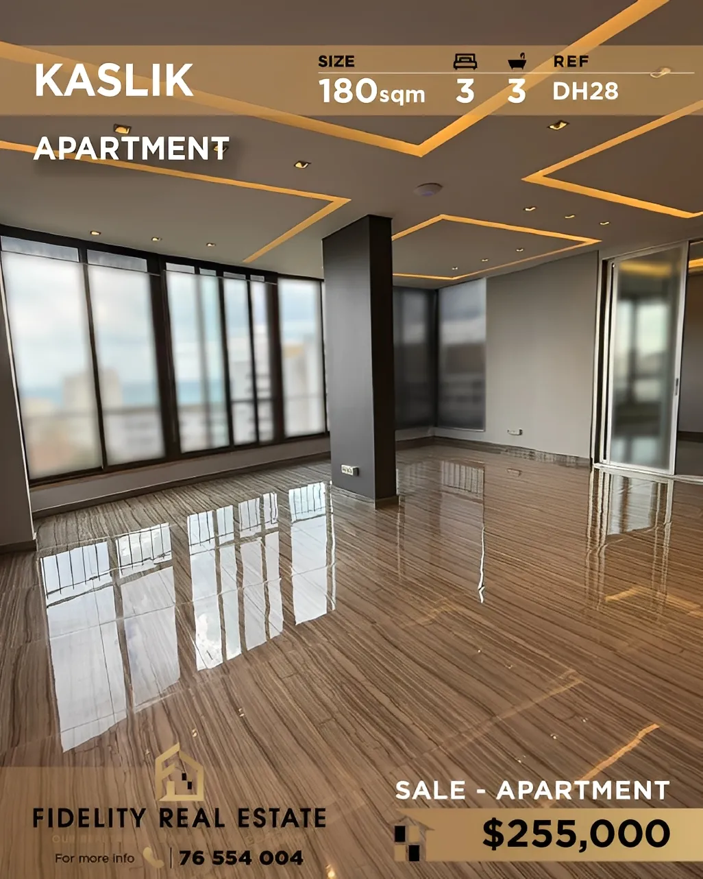 Apartment for Sale in Kaslik, Lebanon