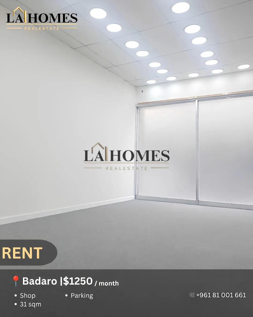 Shop for rent in Badaro