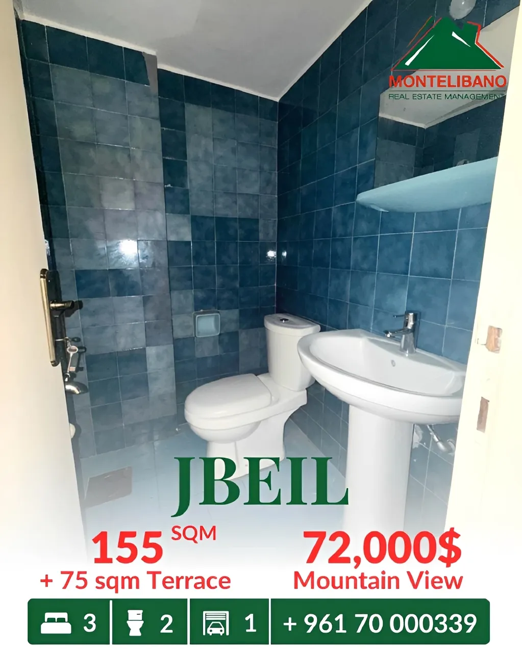 Apartment for sale in Jbeil, Lebanon