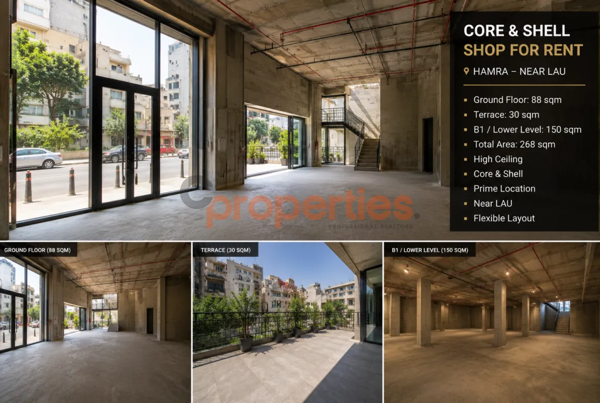 Shop for Rent in Hamra