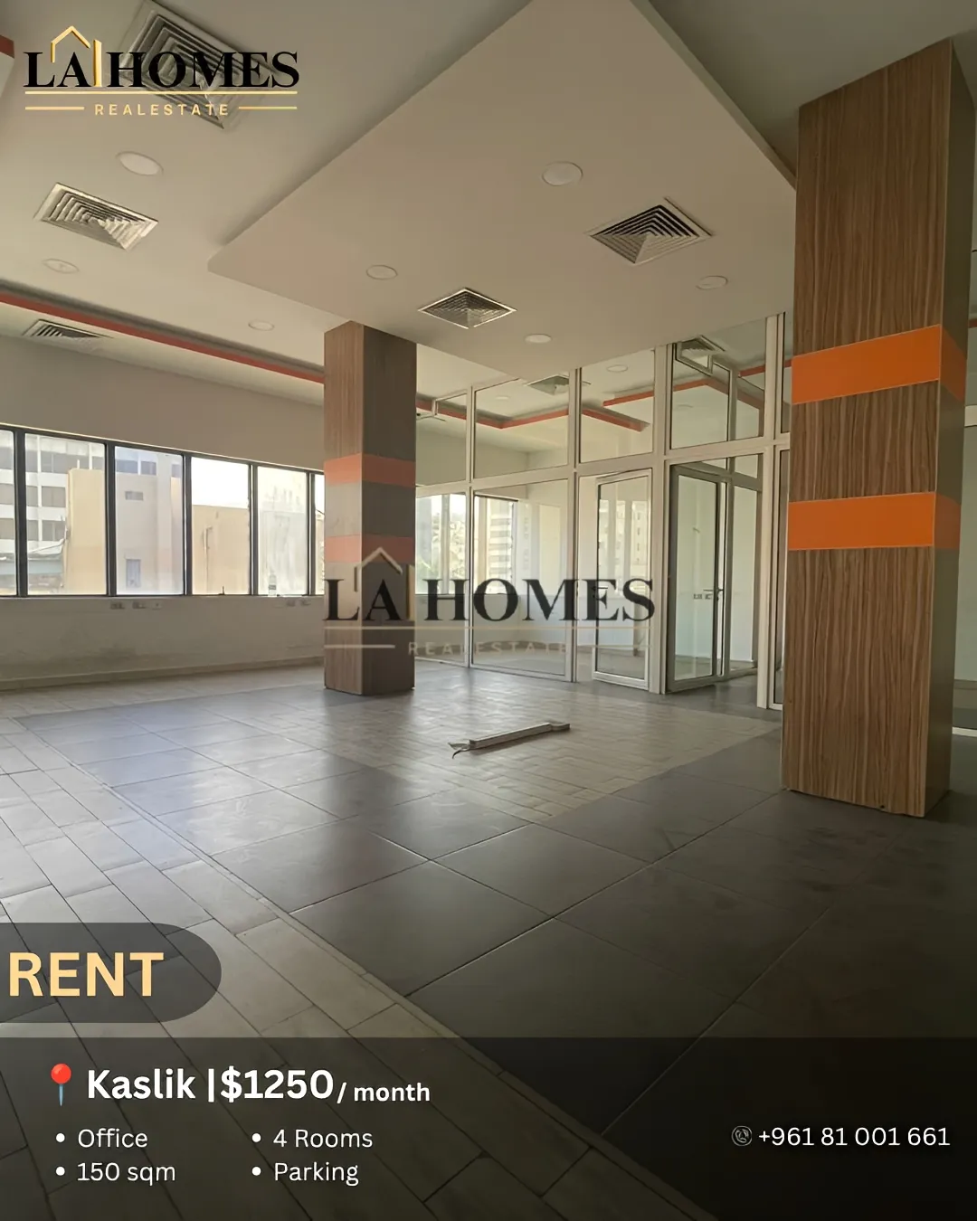 Office for rent in Kaslik