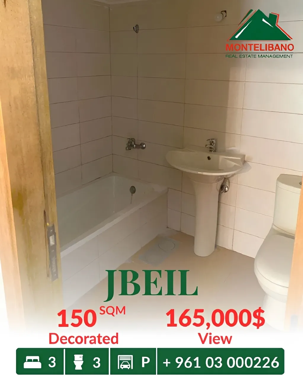 Apartment for sale in Jbeil, Lebanon