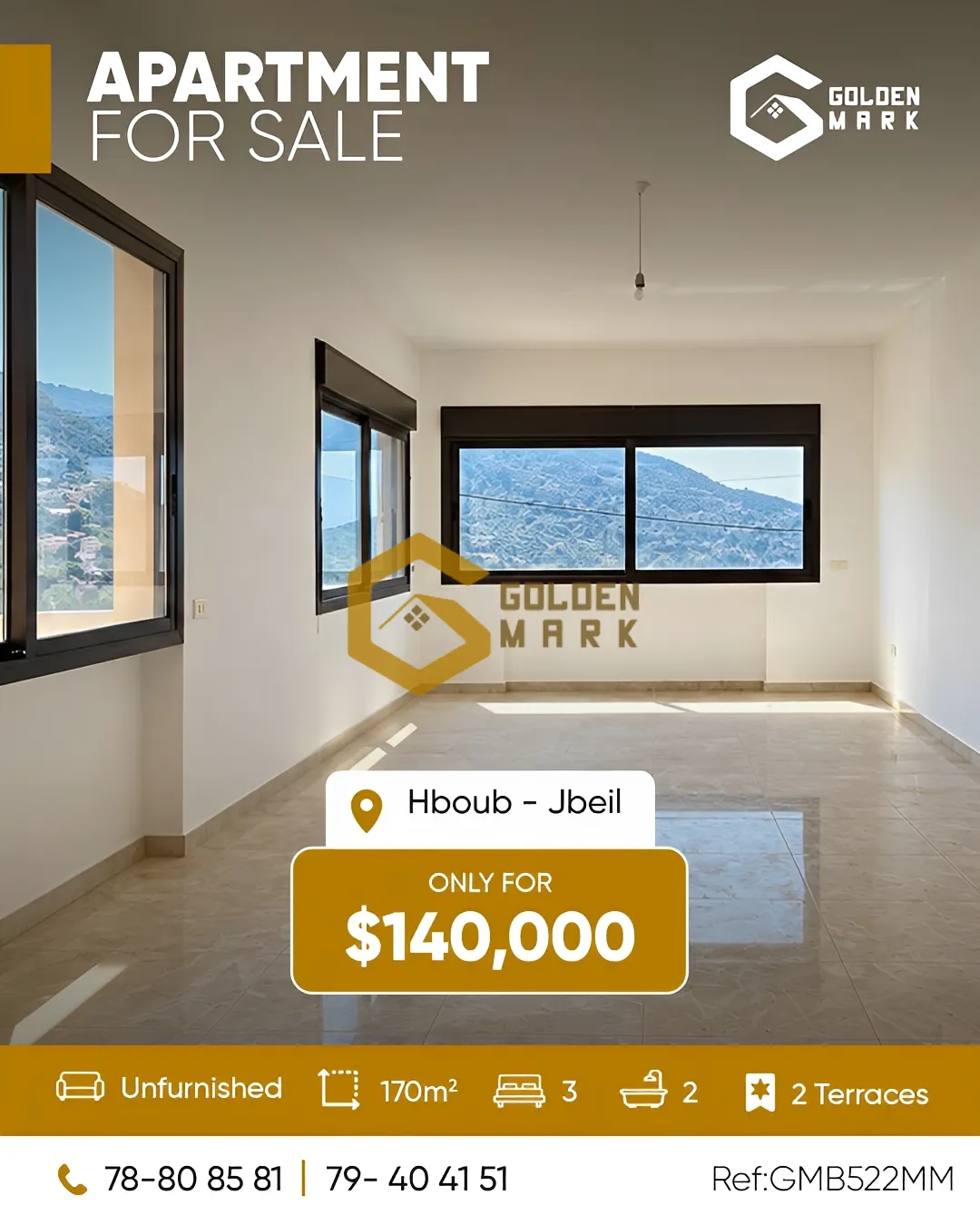 Apartment for Sale in Hboub
