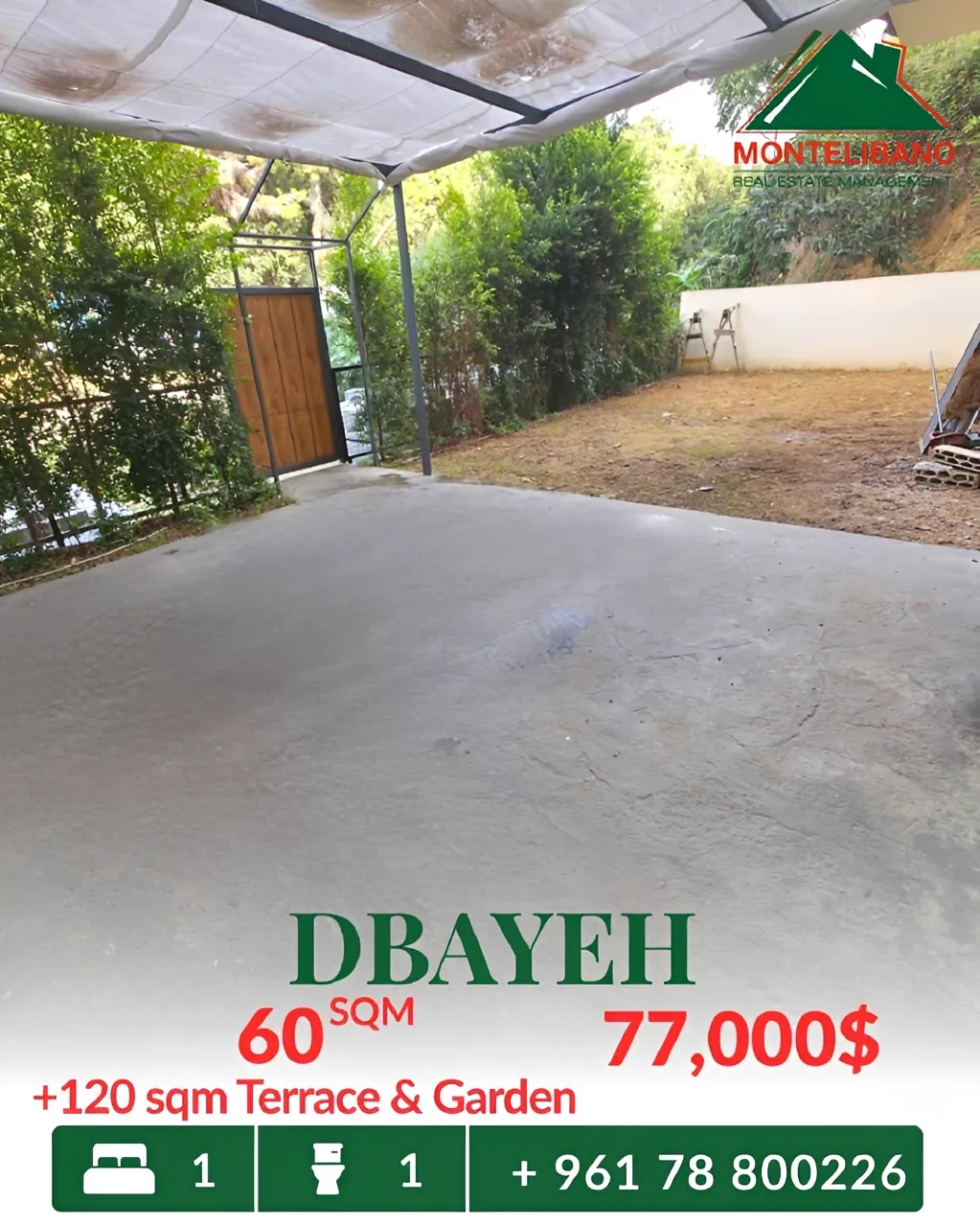Apartment for sale in Dbayeh - 1 bed, 1 bath