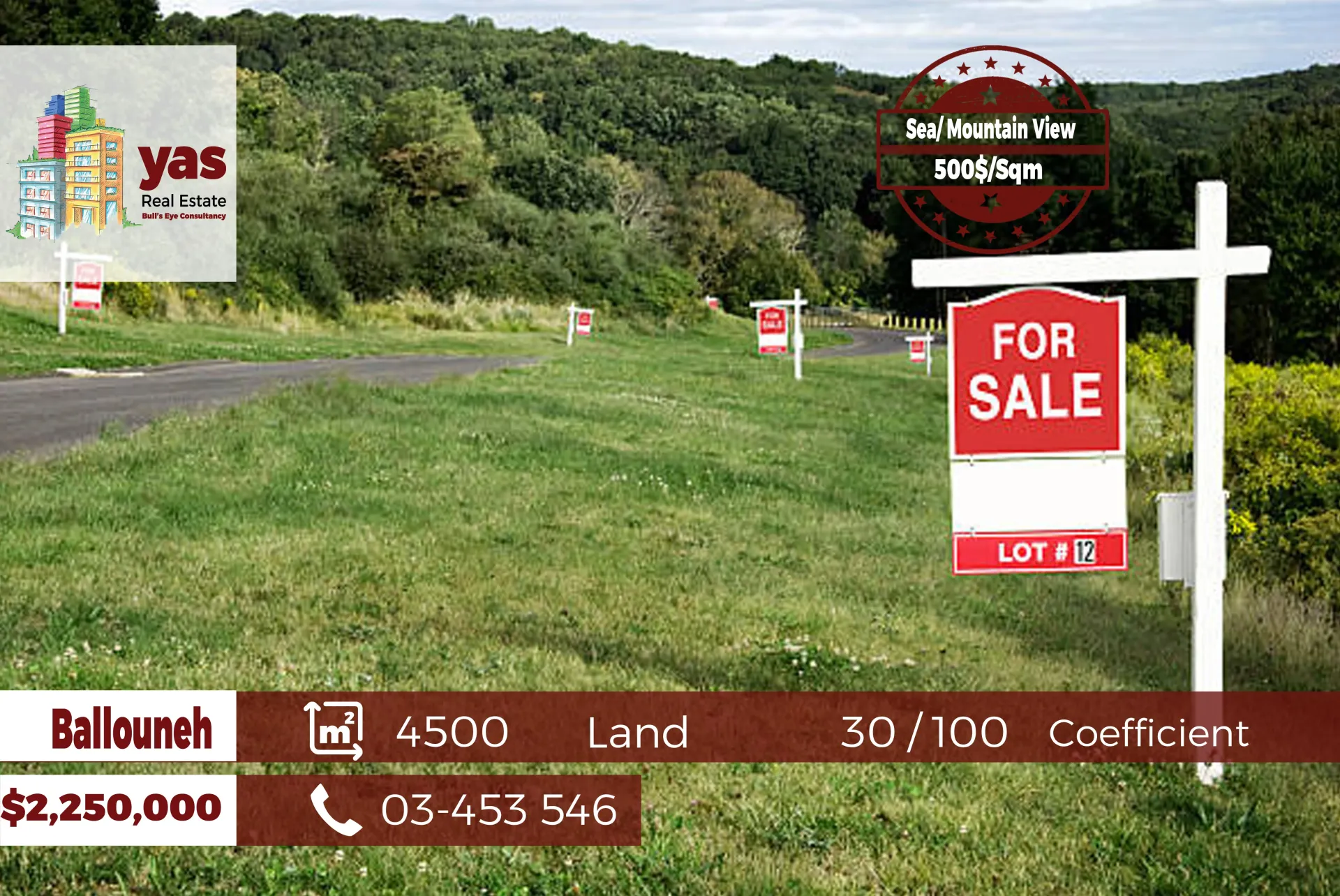 Land for Sale in Ballouneh