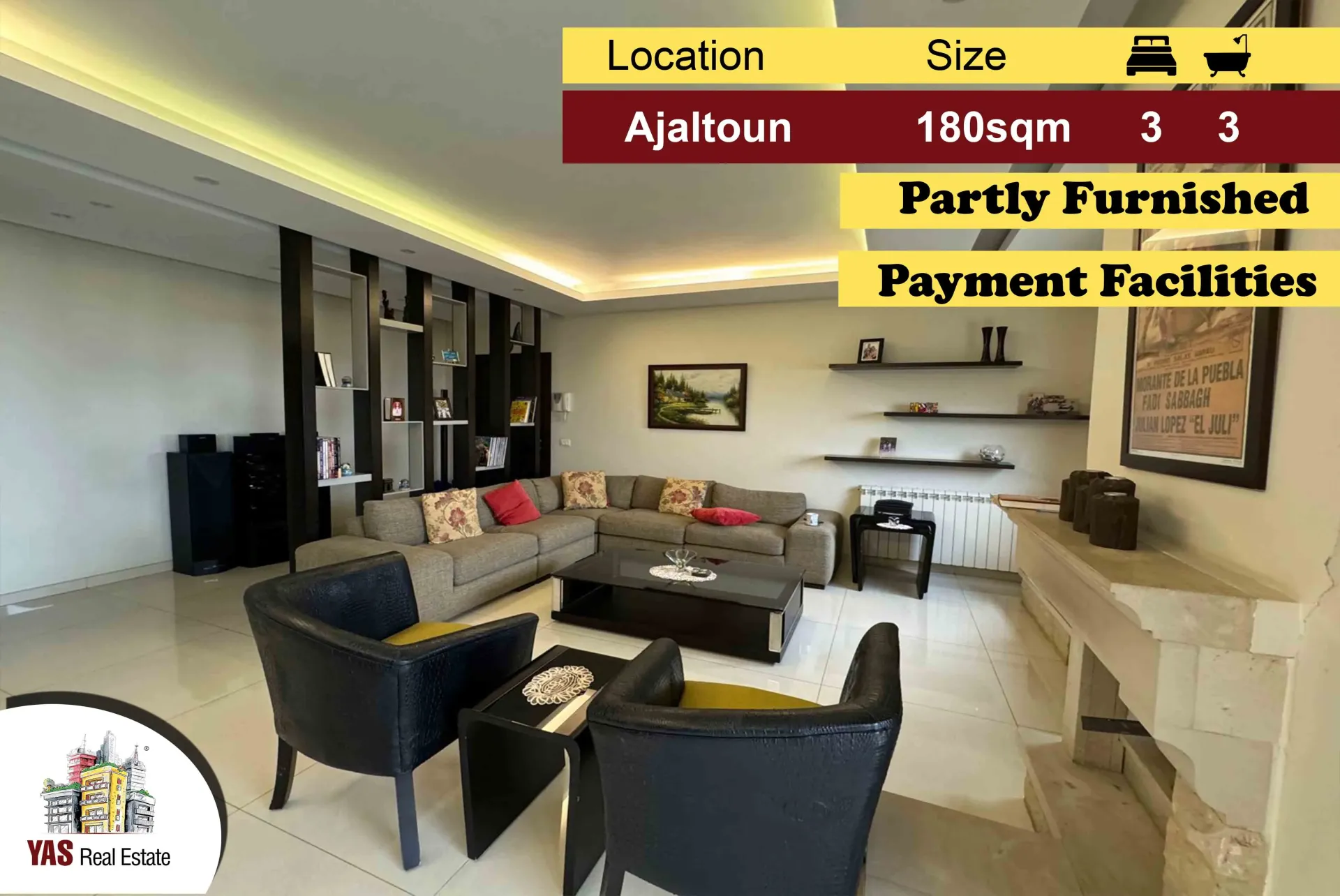 Apartment for Sale in Ajaltoun