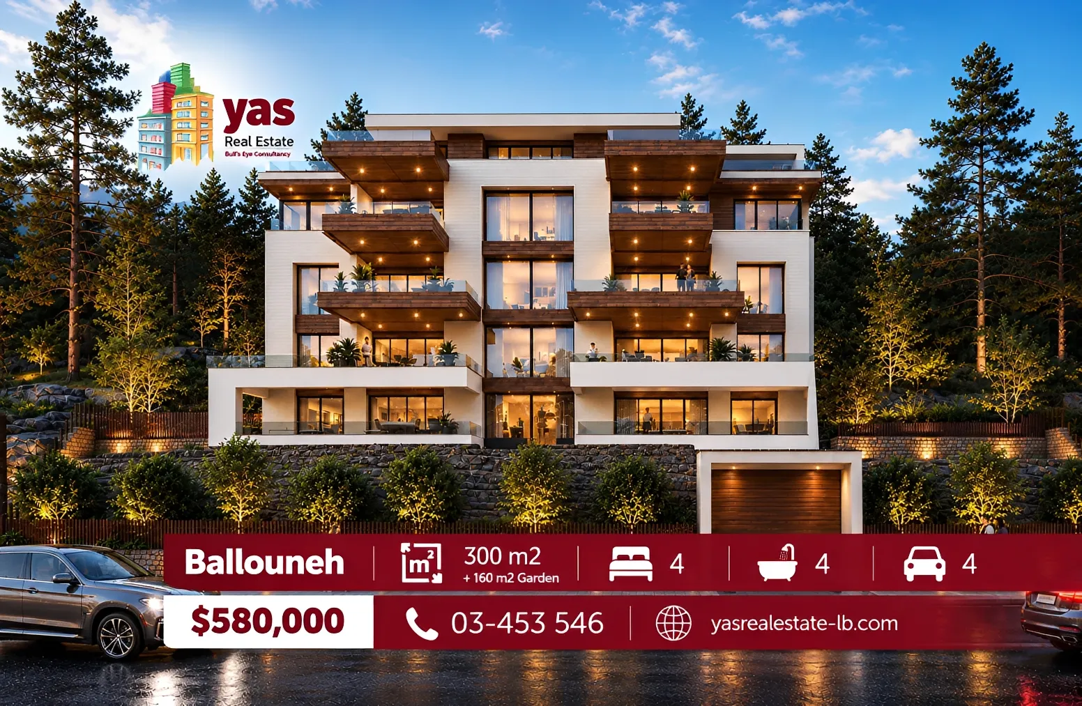 Apartment for Sale in Ballouneh