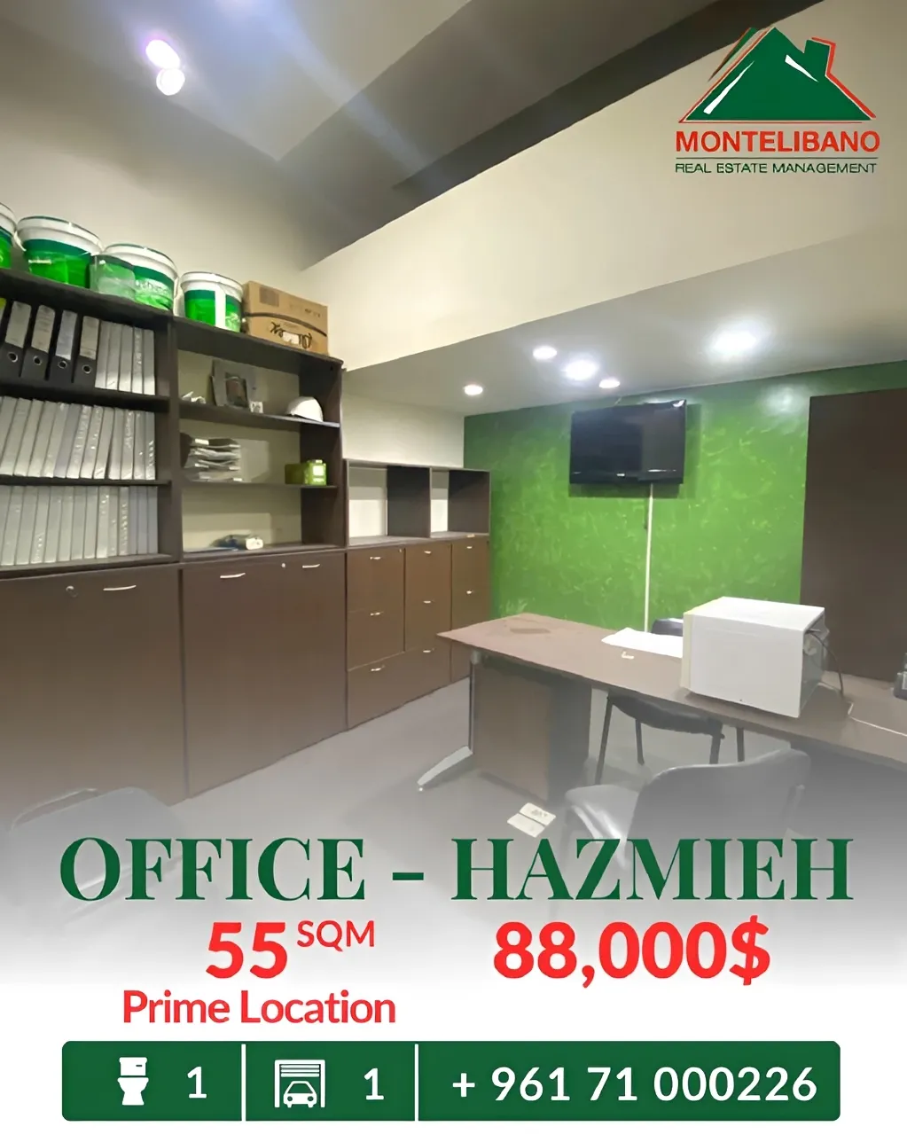 Office for sale in Hazmieh, Lebanon