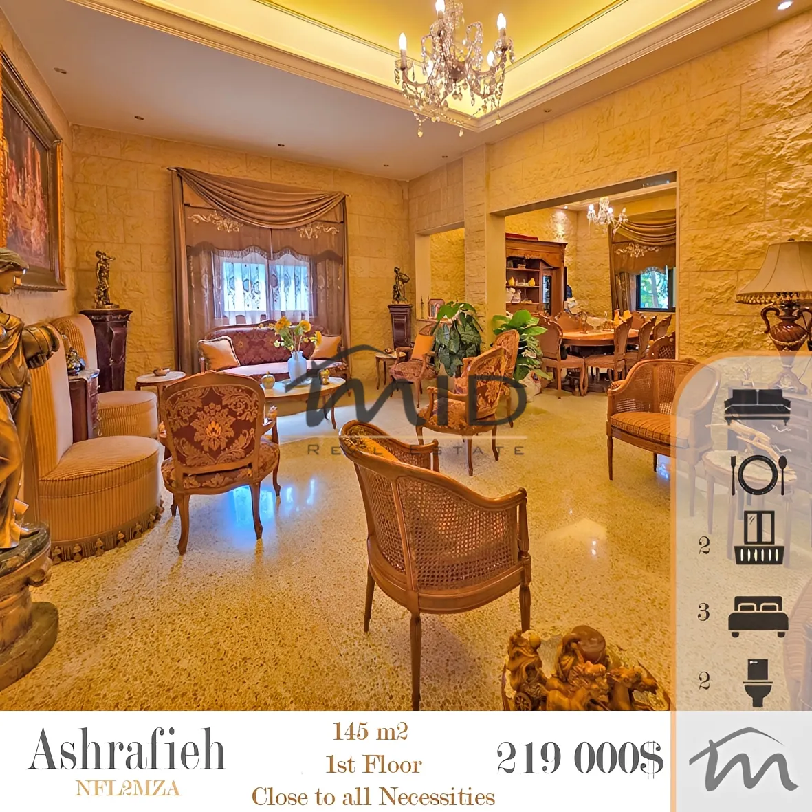Apartment for sale in Achrafieh
