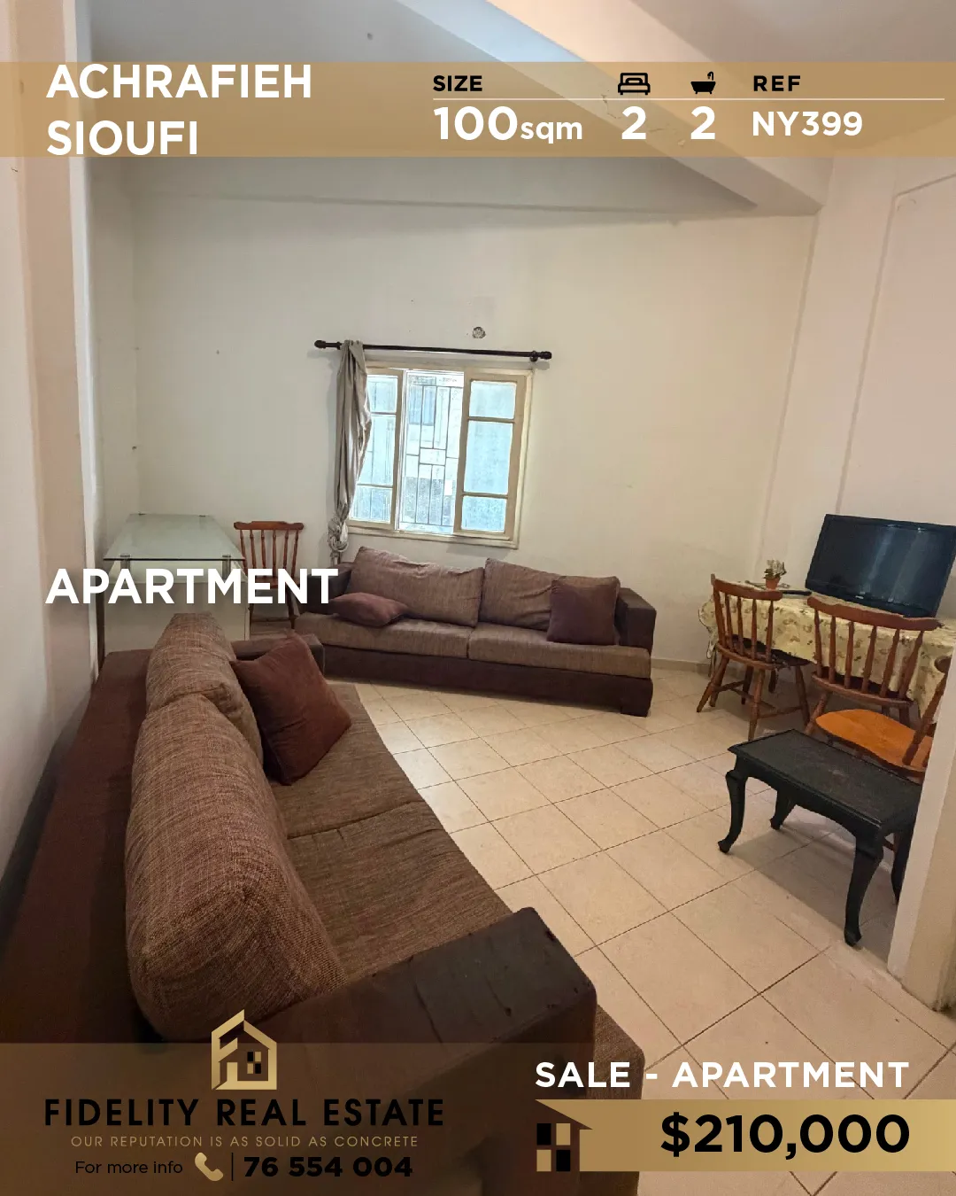 Apartment for sale in Achrafieh, Beirut, Lebanon