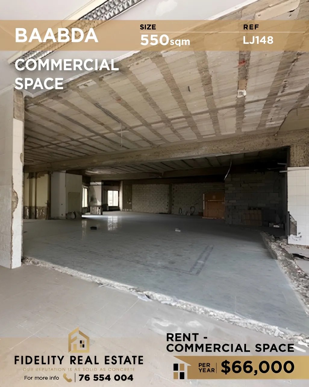 Shop for rent in Baabda, Lebanon