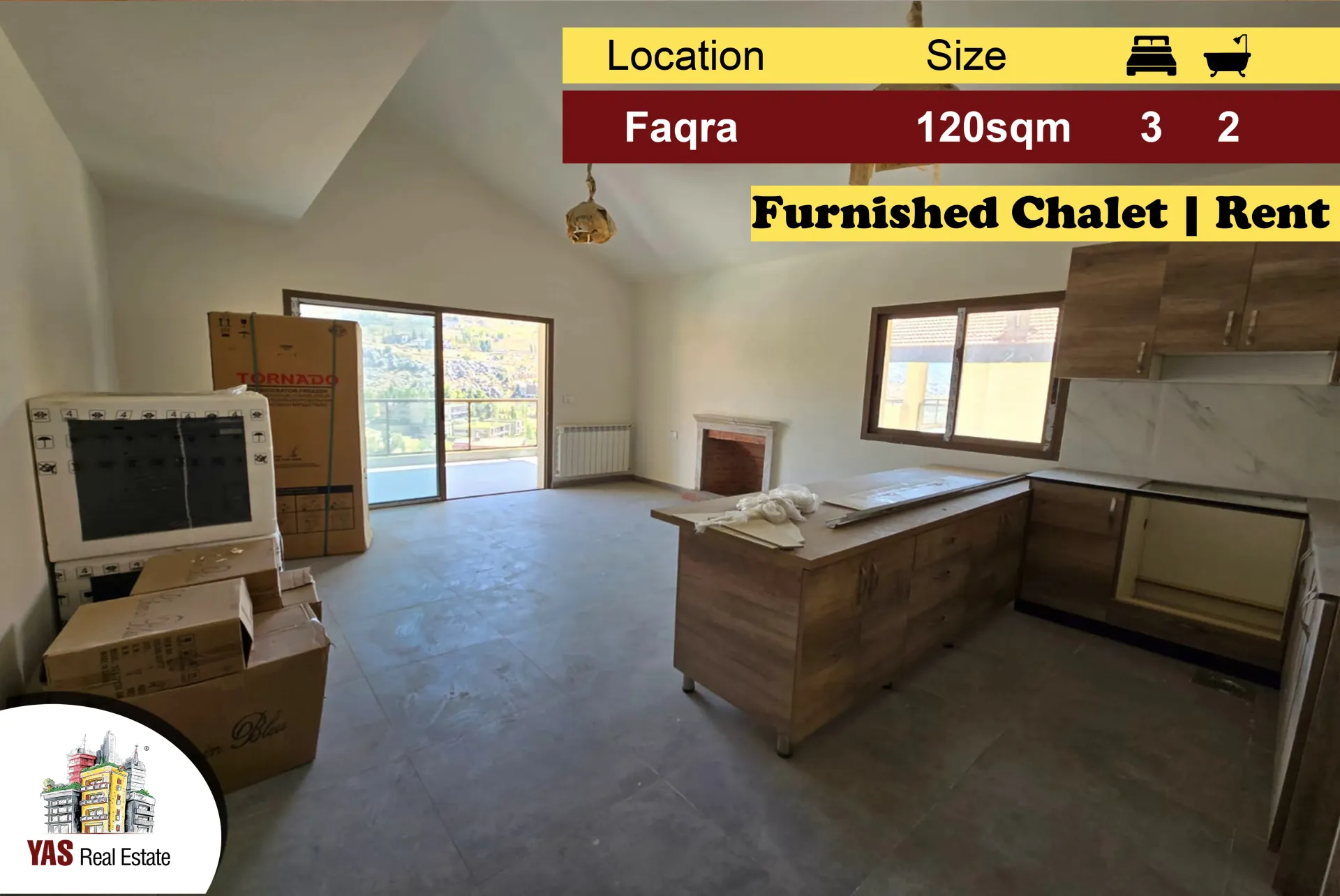 Chalet for rent in Faqra