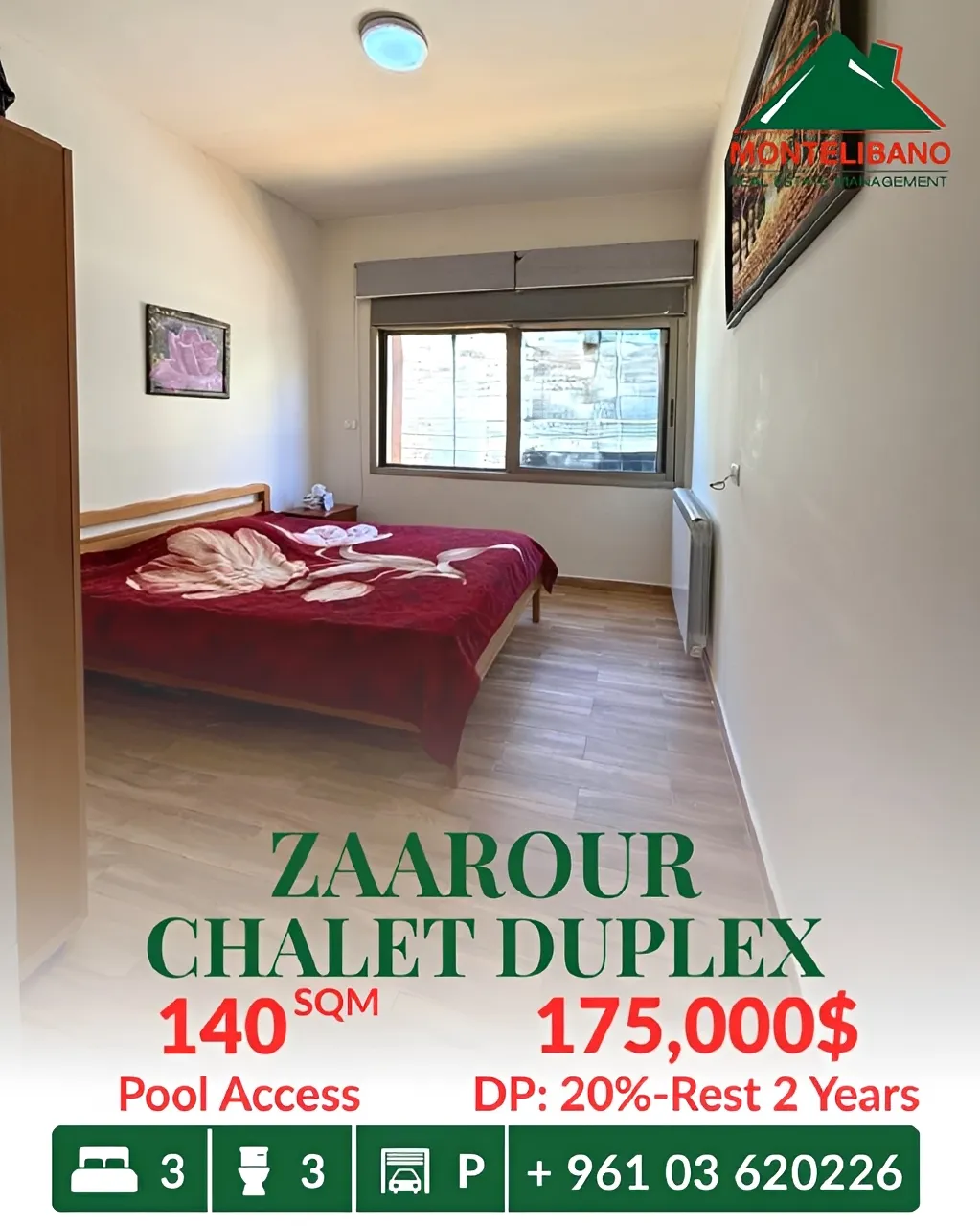 Apartment for sale in Zaarour