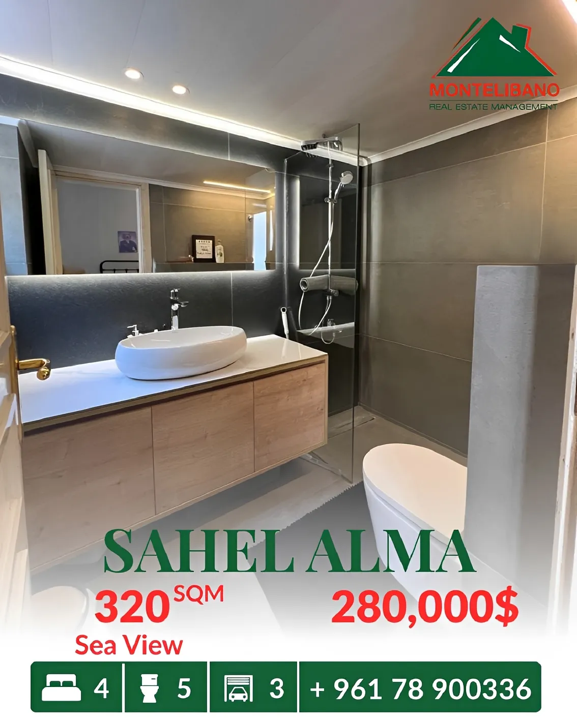 Apartment for Sale in Sahel Aalma, Lebanon