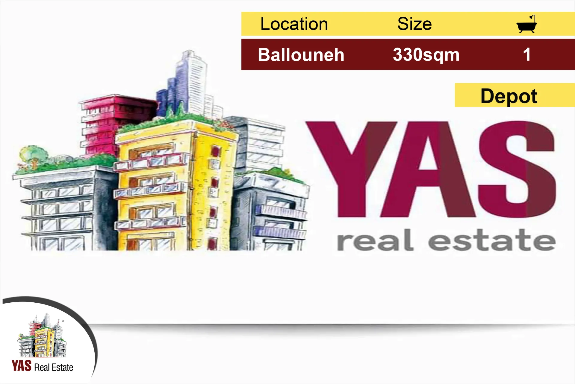 Warehouse for Sale in Ballouneh