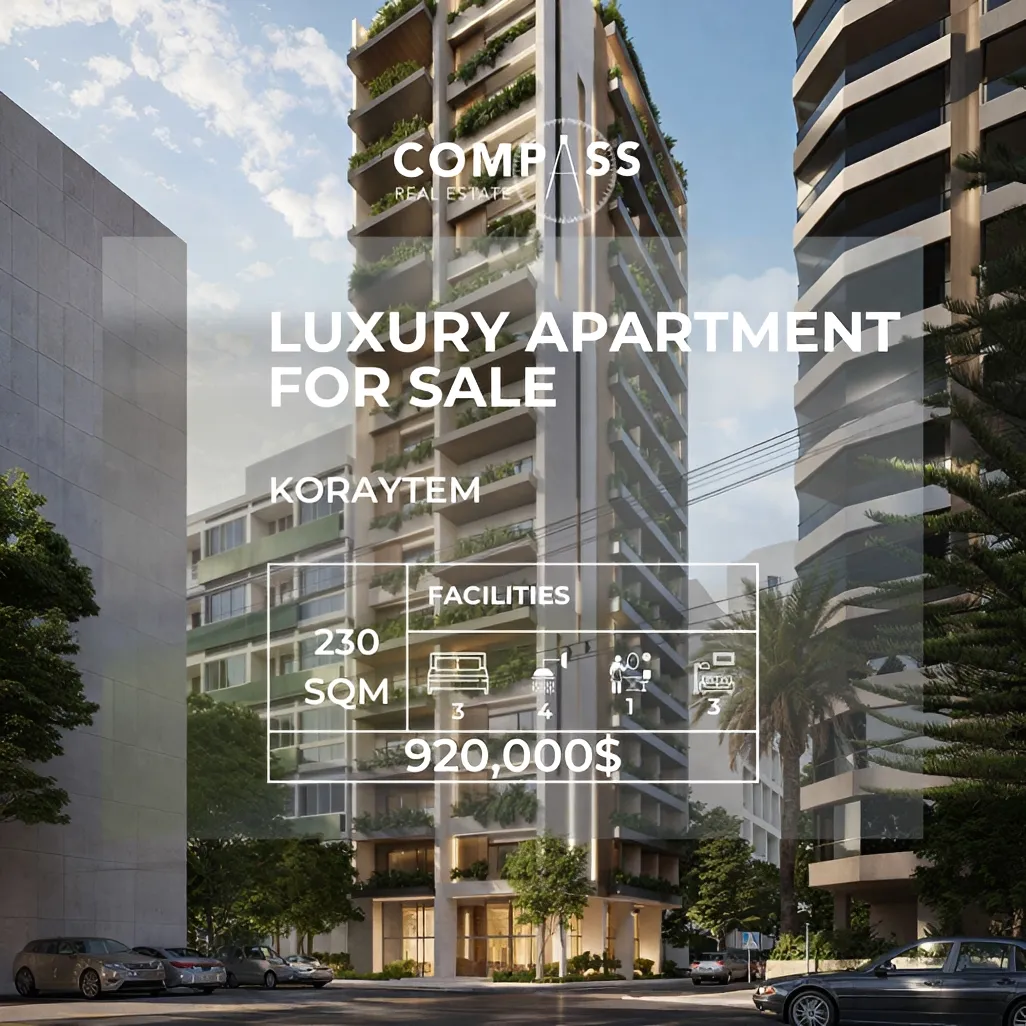 Apartment for sale in Kraytem, Beirut, Lebanon - 3 bed, 3 bath