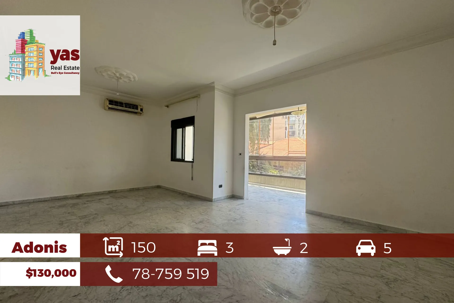 Apartment for Sale in Adonis - 3 bed, 2 bath