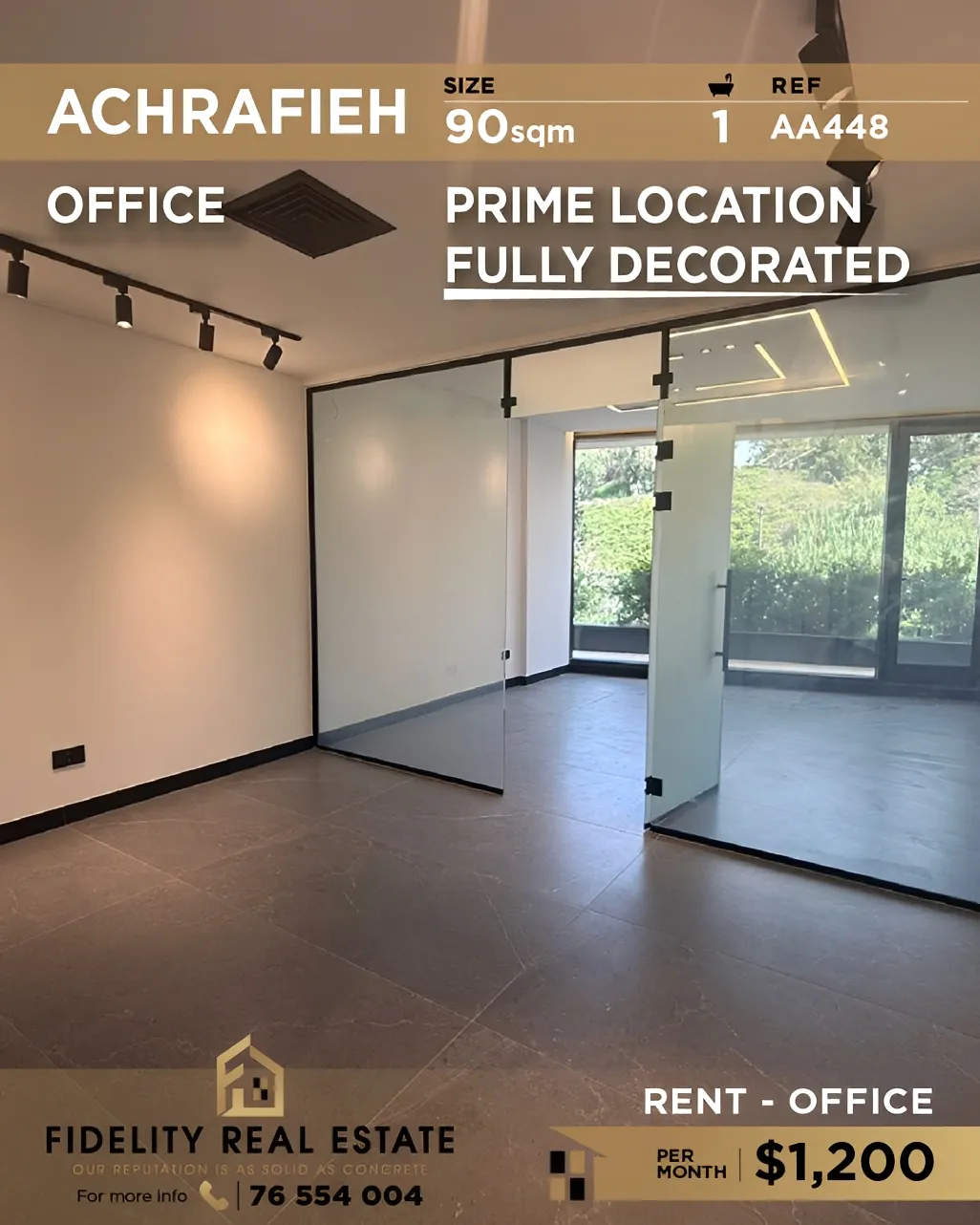 Office for rent in Achrafieh, Beirut, Lebanon
