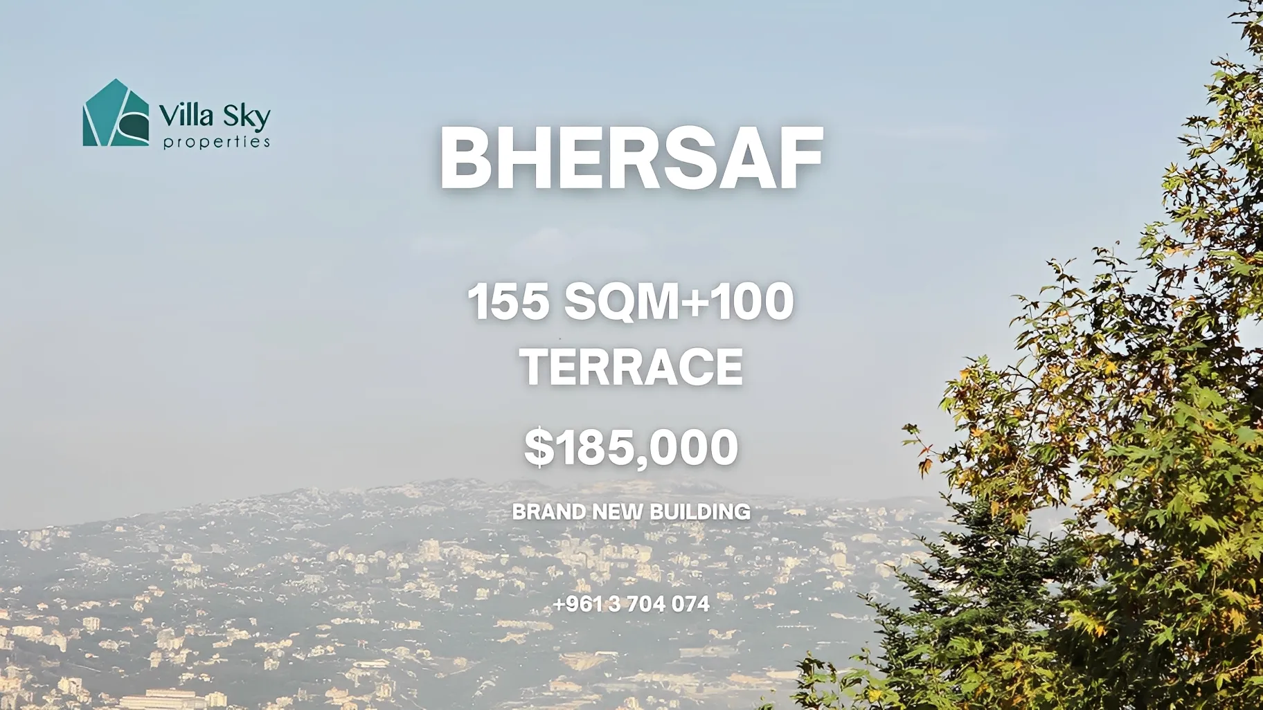 Apartment for Sale in Bharsaf, Lebanon