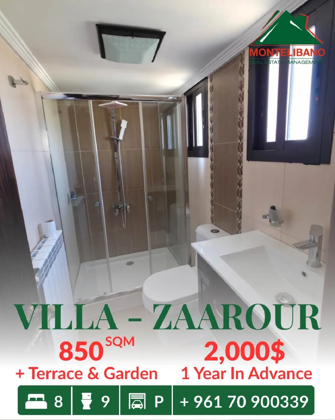 Villa for rent in Zaarour, Lebanon, Lebanon