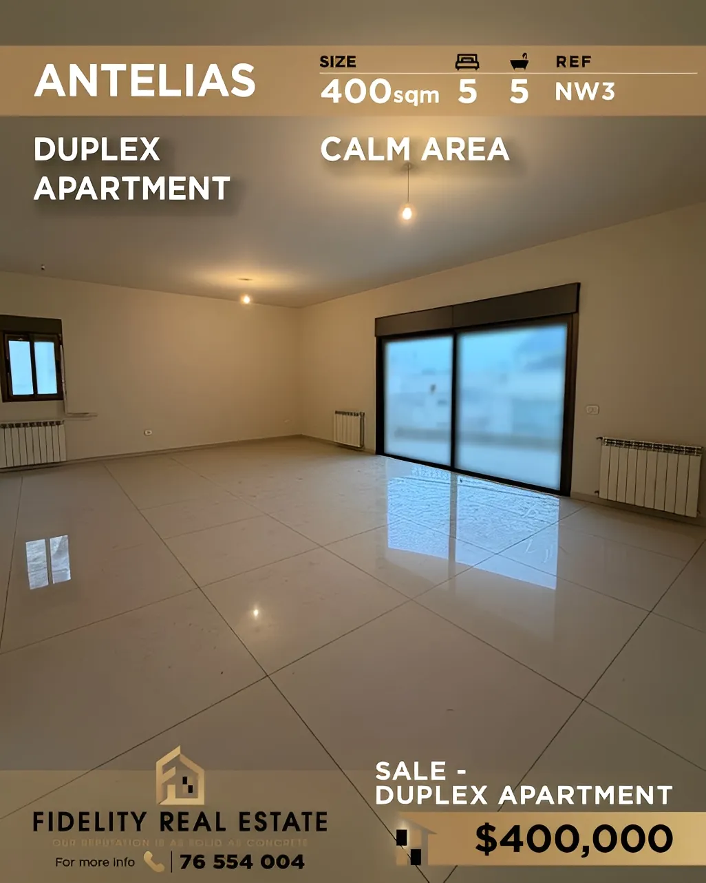 Duplex for sale in Antelias, Lebanon - 5 bed, 5 bath