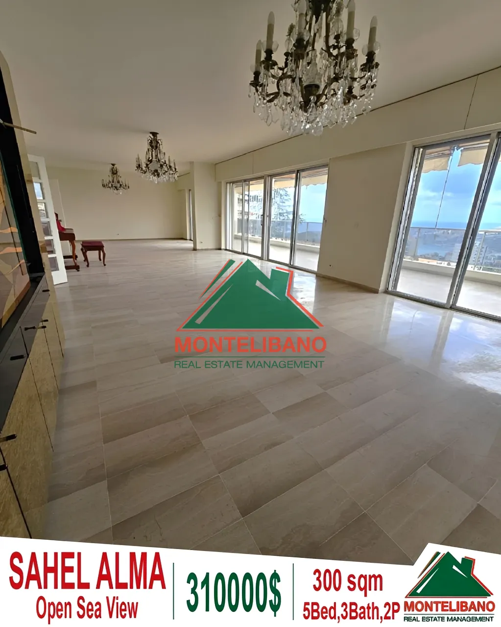 Apartment for Sale in Sahel Aalma, Lebanon - 5 bed, 3 bath