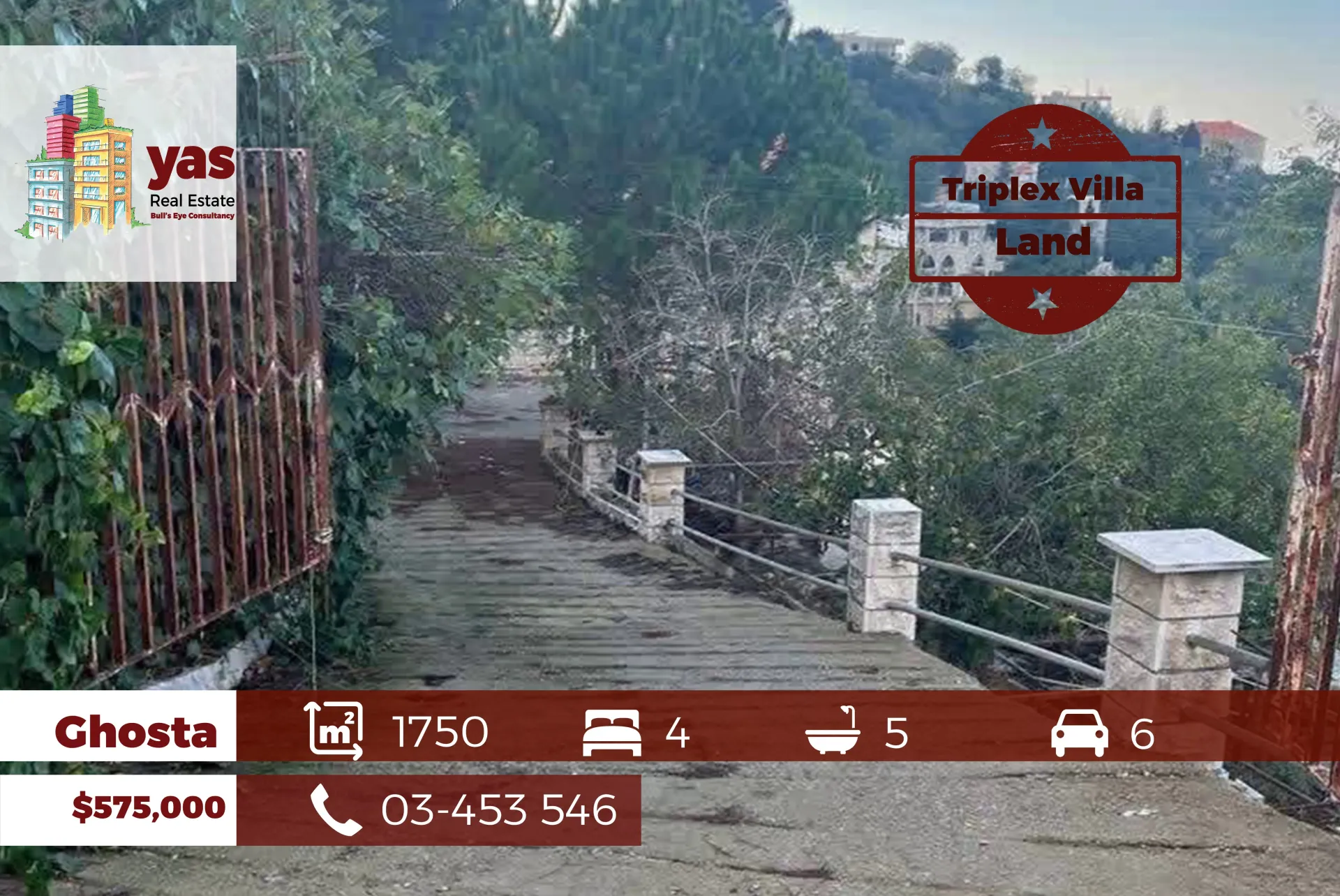 Villa for Sale in Ghosta - 5 bed, 6 bath