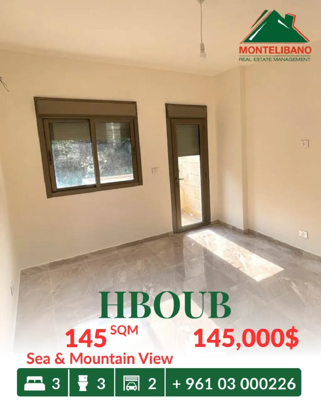 Apartment for sale in Habboub, Lebanon
