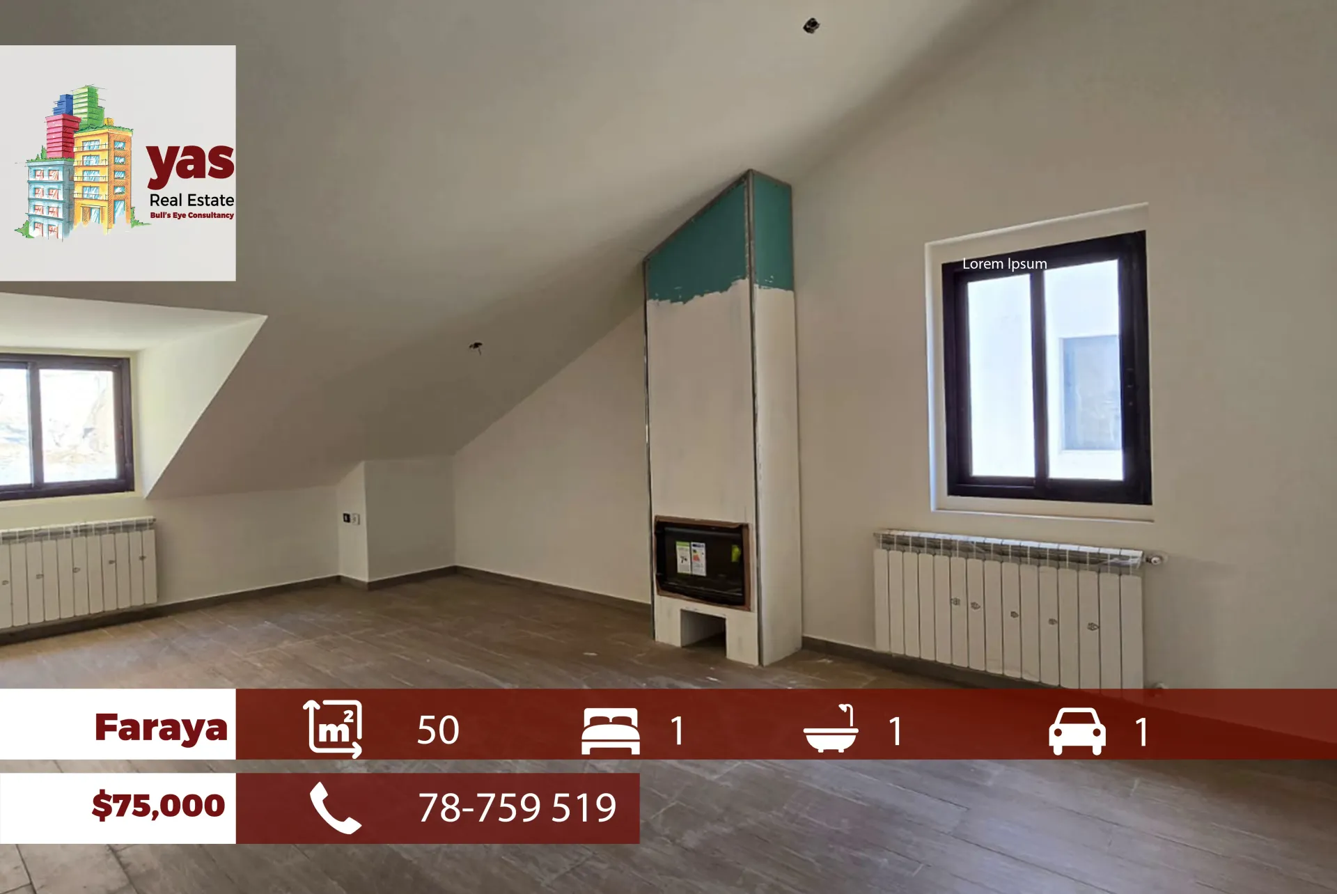 Apartment for Sale in Faraya
