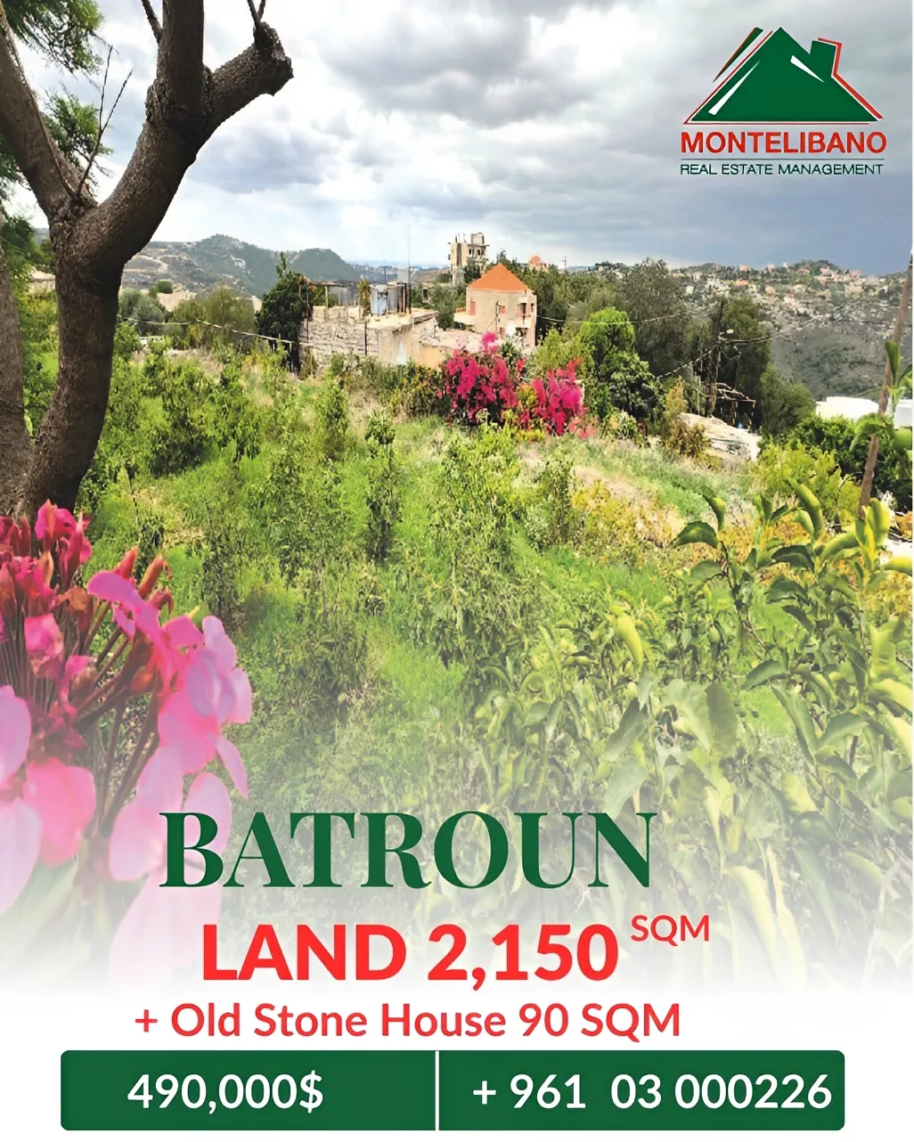 Residential Land for sale in Batroun
