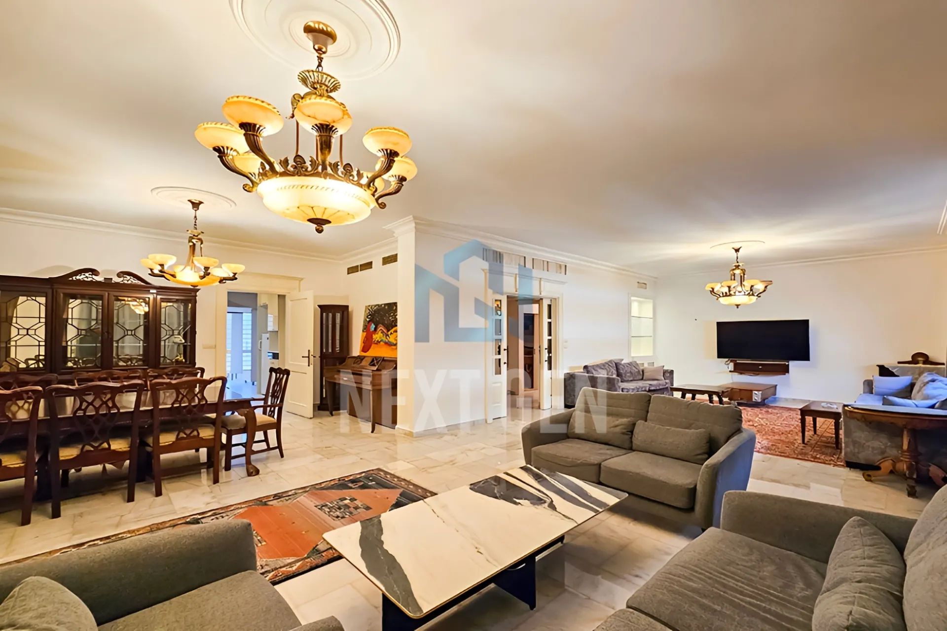 Apartment for rent in Raoucheh, Beirut, Lebanon - 4 bed, 5 bath