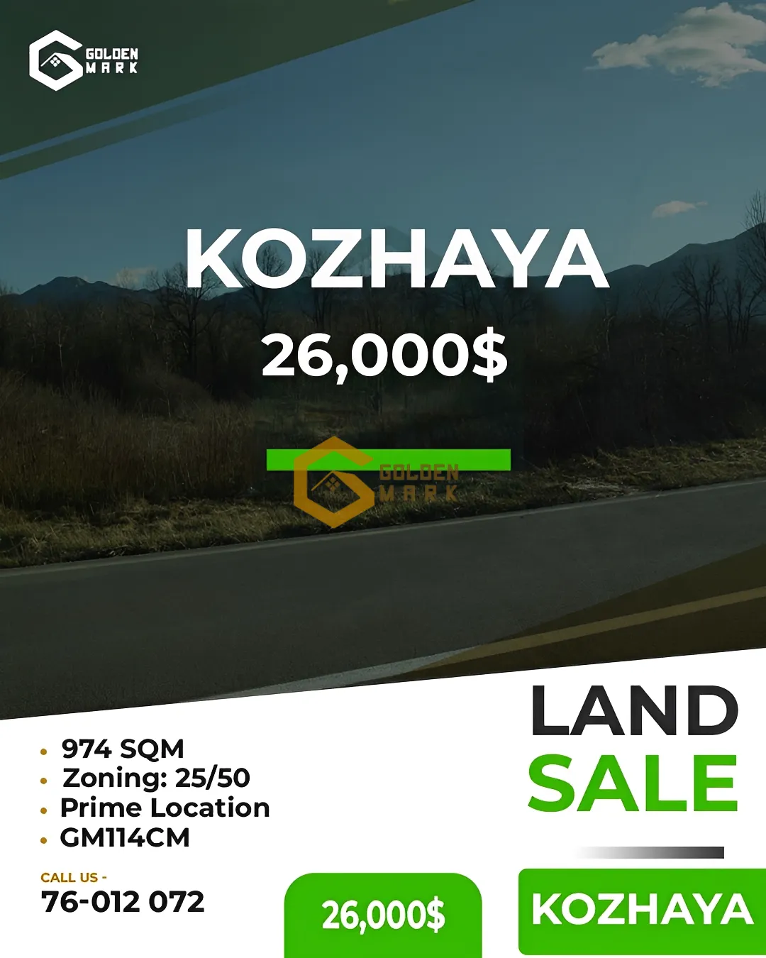 Land for Sale in Aarbet Qozhaiya