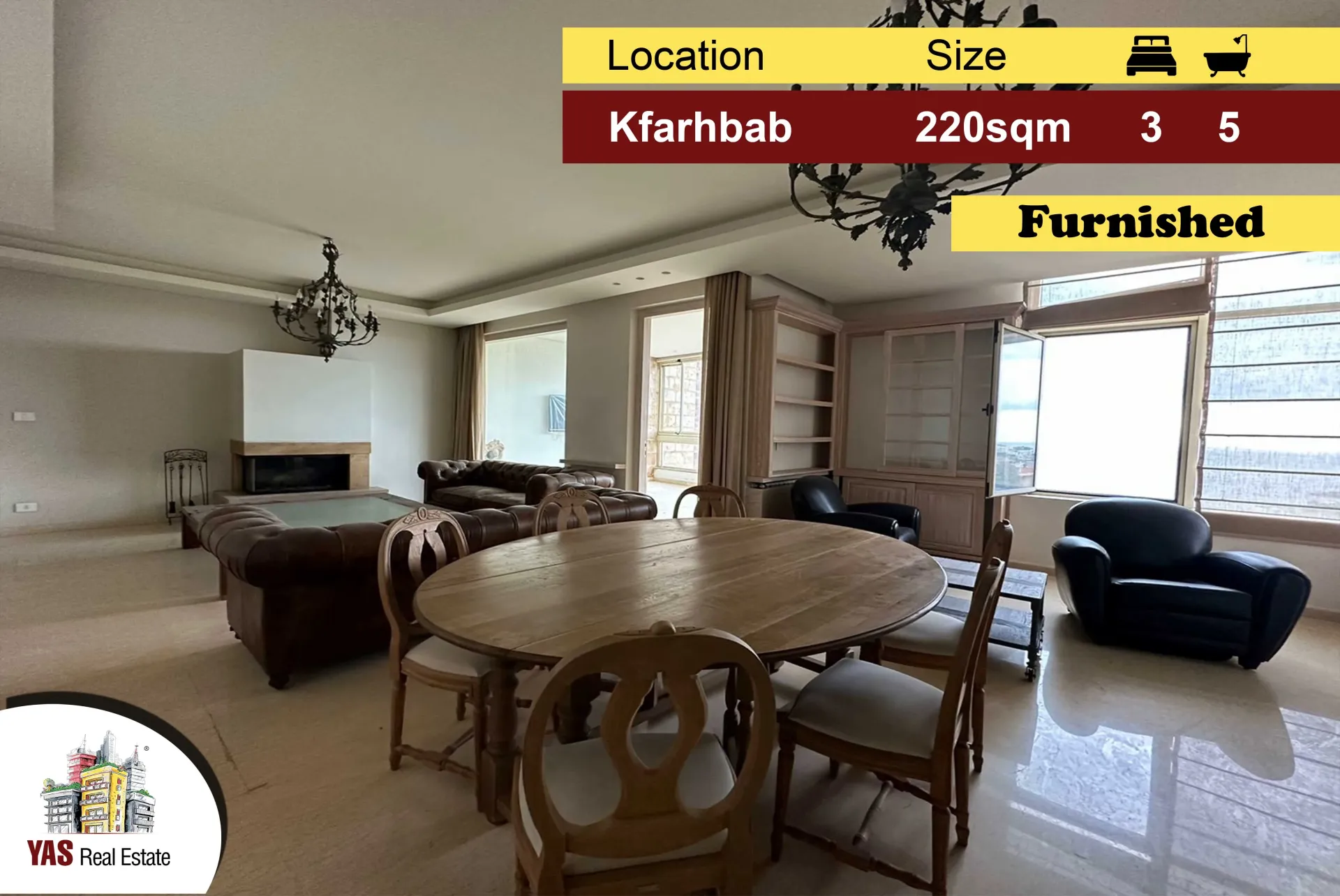 Apartment for Sale in Kfar Hbab