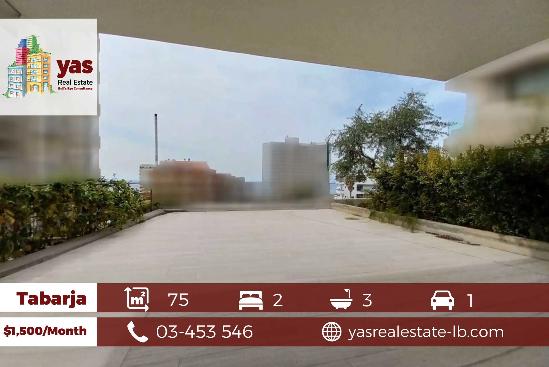 Apartment for Rent in Tabarja
