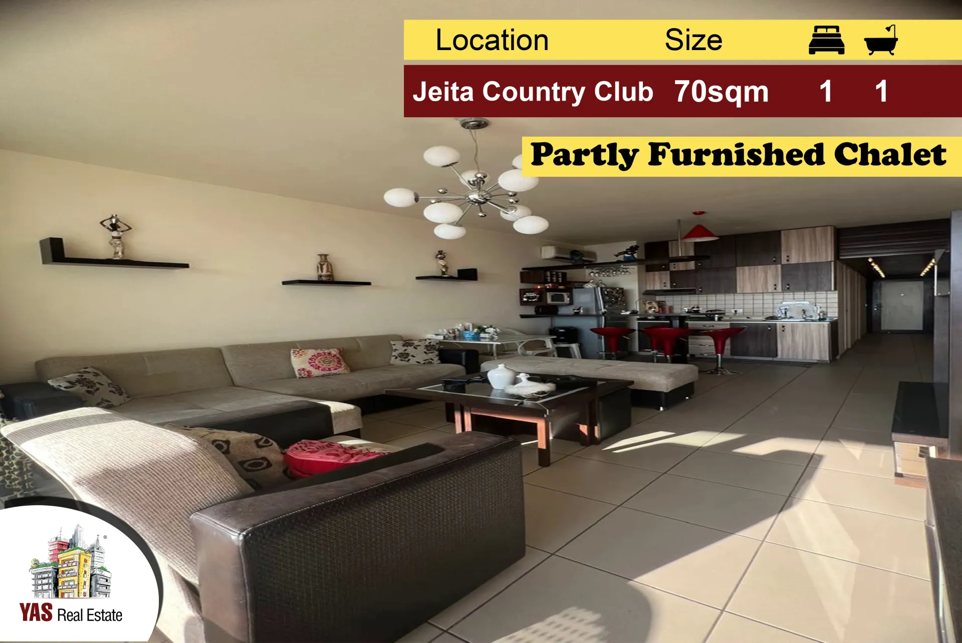Chalet for Sale in Jeita - 1 bed, 1 bath