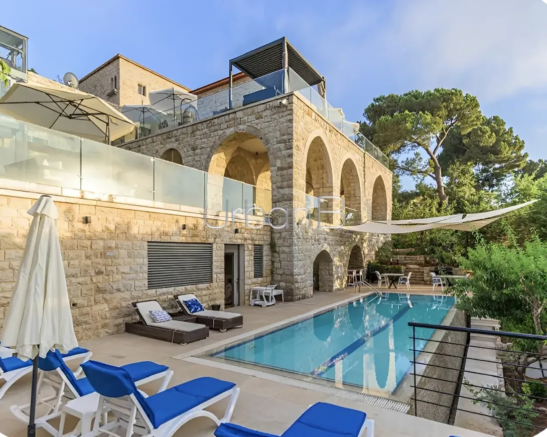 Villa for rent in Souk el gharb, lebanon