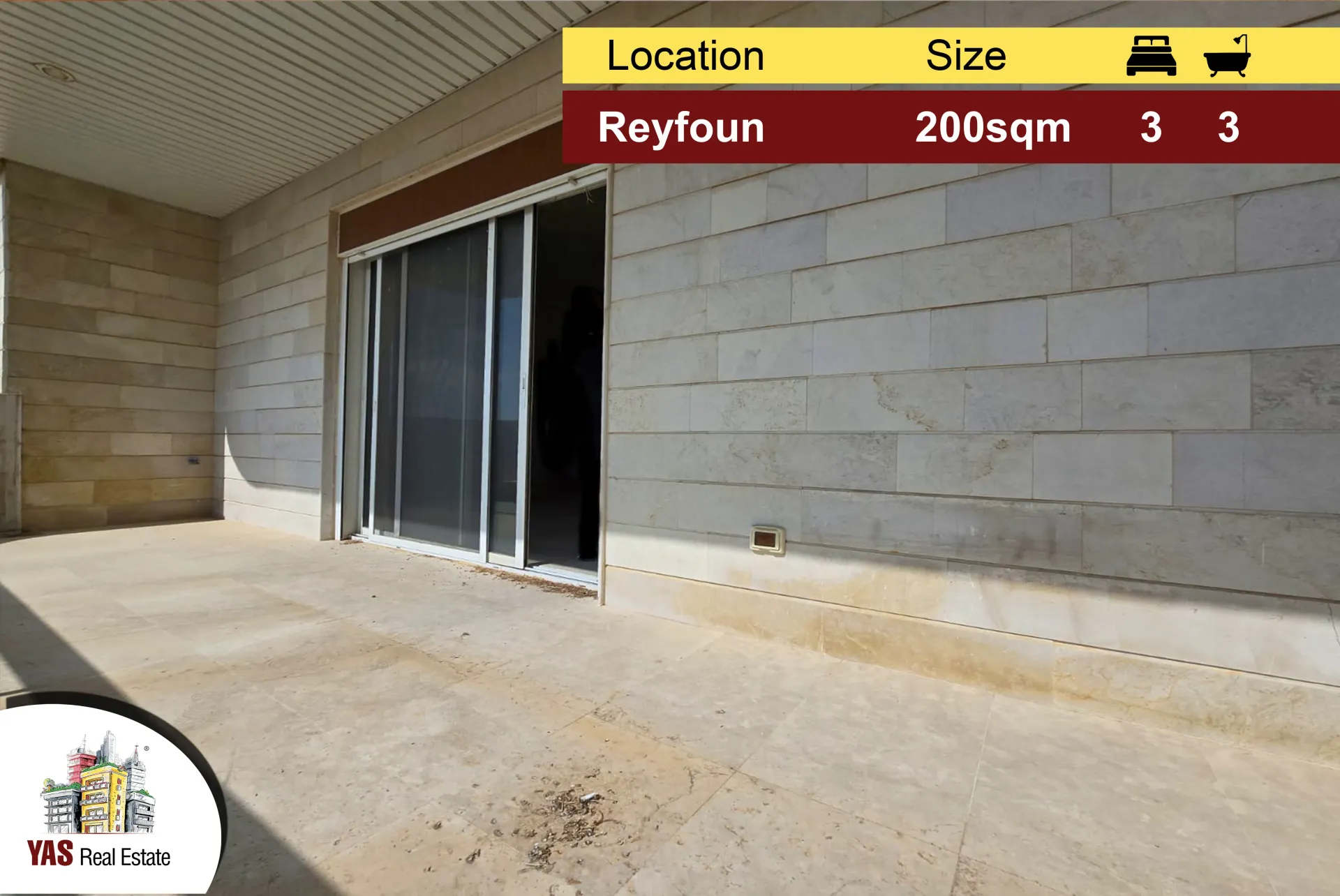 Apartment for Sale in Rayfoun - 3 bed, 3 bath