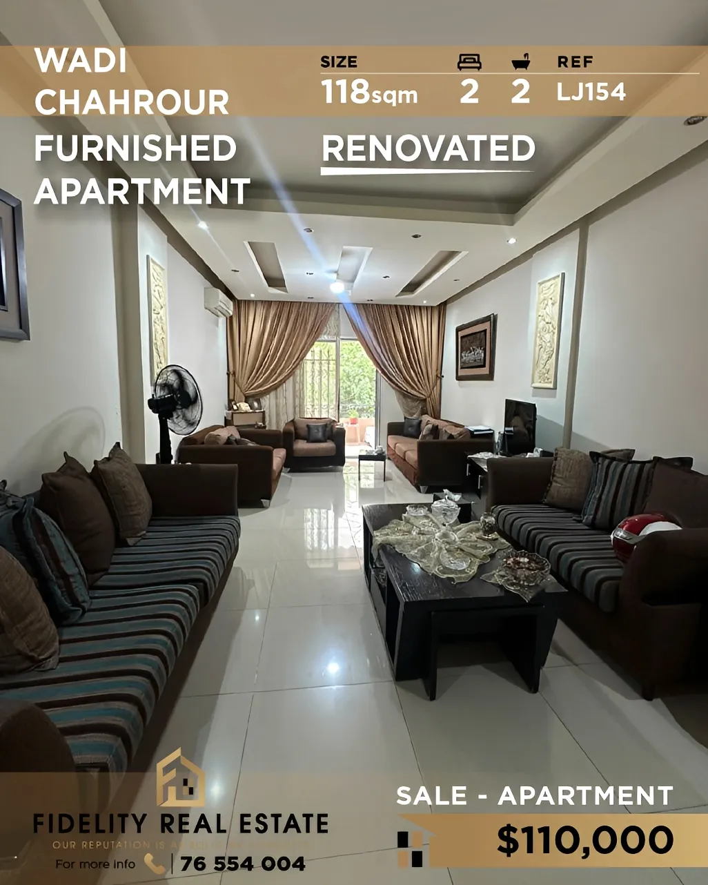 Apartment for sale in Wadi Chahrour El Oulya, Lebanon