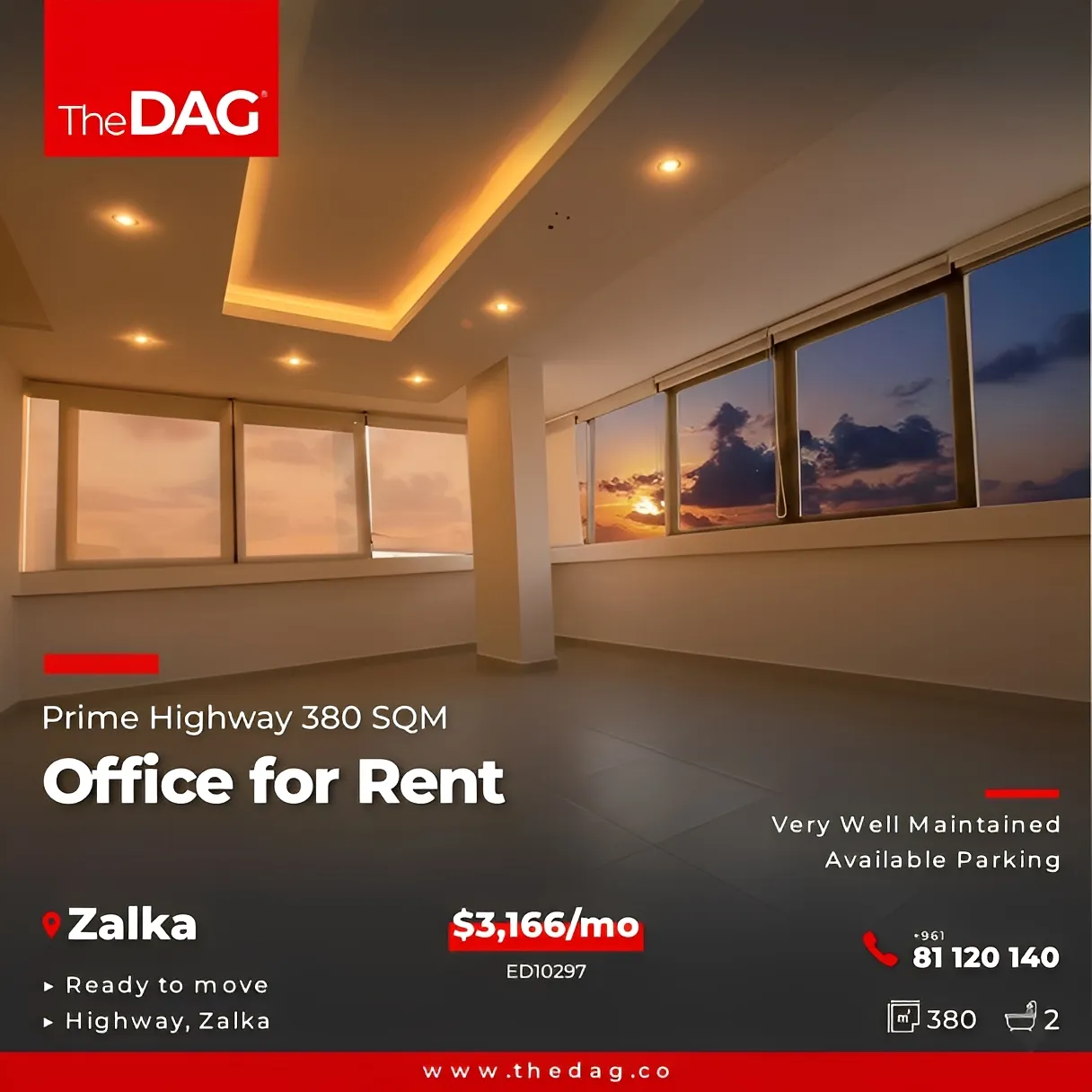 Office for Rent in Zalka Rd, Lebanon