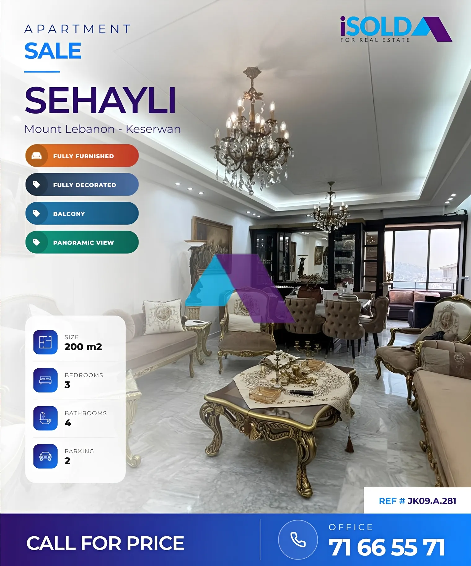 Apartment for sale in Sehayleh