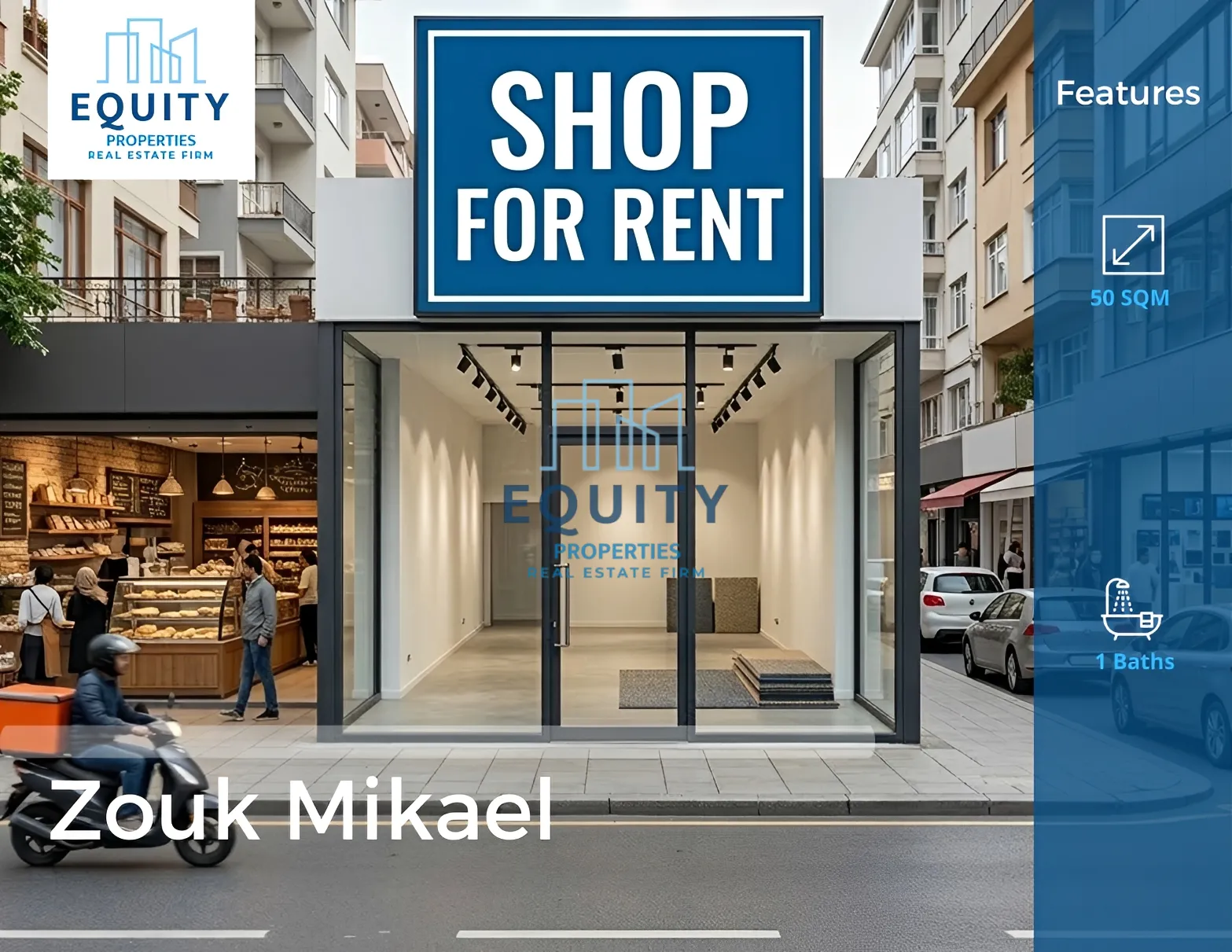 Shop for rent in Zouk Mikael, Lebanon