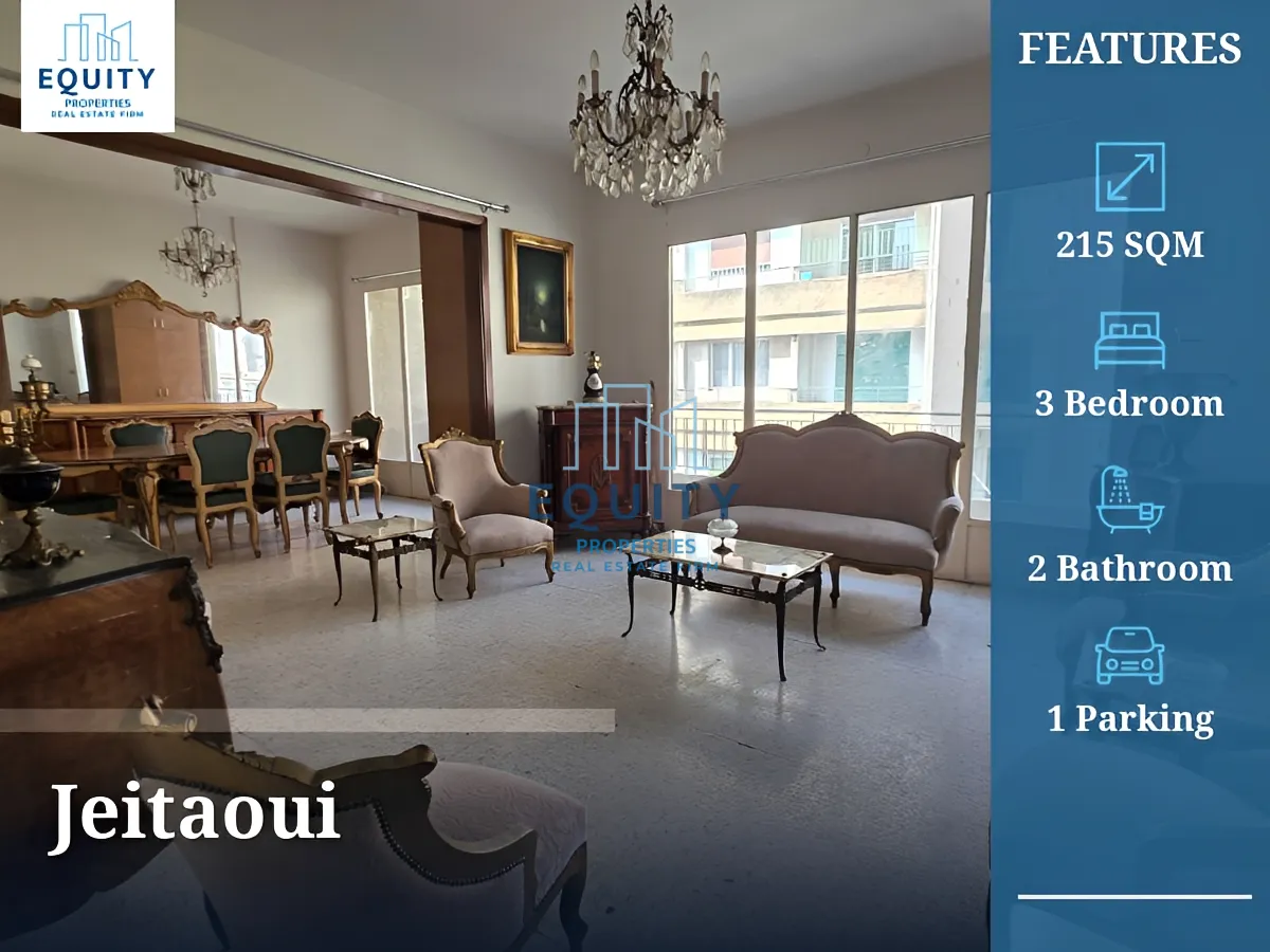 Apartment for sale in Jeitaoui