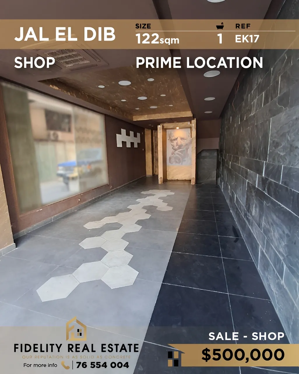 Shop for sale in Jal El Dib, Lebanon